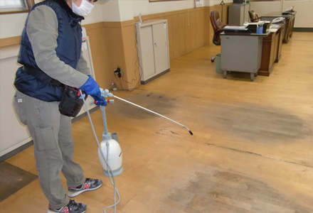 大阪市北区・社屋の新型コロナウイルス消毒除菌