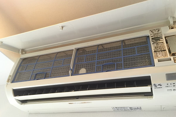 伊丹市でのエアコンクリーニングでの事例 施工後