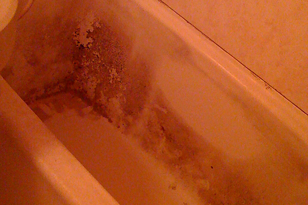 豊中市での浴室クリーニングサービスの清掃前