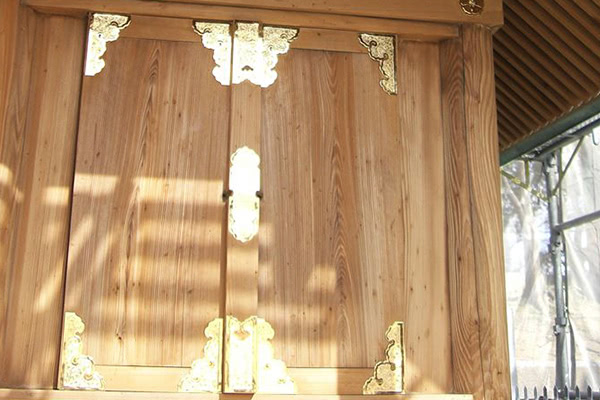 西宮市での門白木のアク洗い後