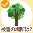被害の場所は?