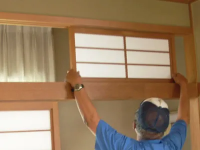 障子や襖を取り外す