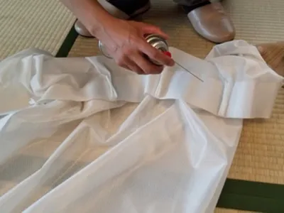 残効性の薬剤を散布